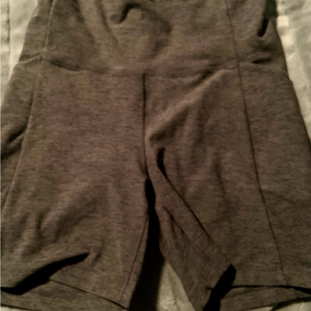 Calia charcoal grey biker shorts